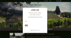 Desktop Screenshot of pauldolanwine.com